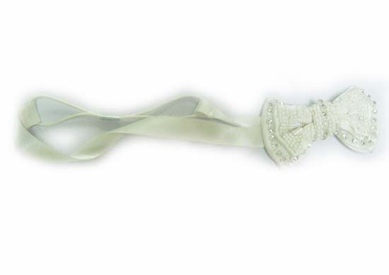 Silver Crystal Wing Clip