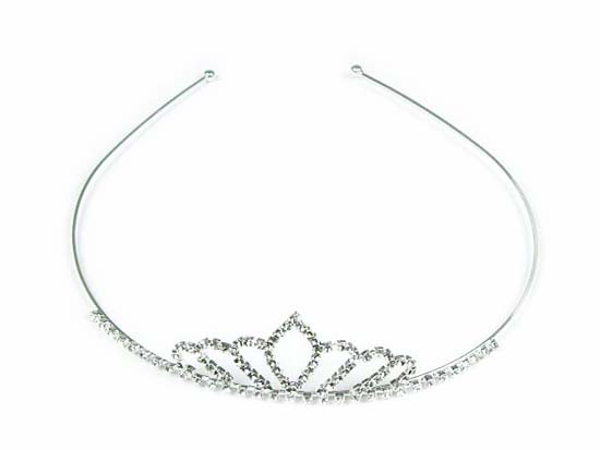 Silver Crystal Wing Clip