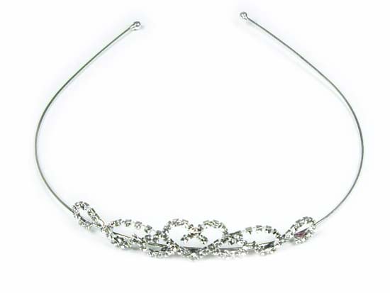 Silver Crystal Wing Clip