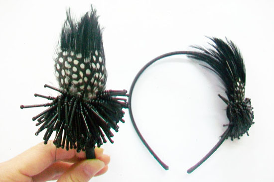 Silver Crystal Wing Clip