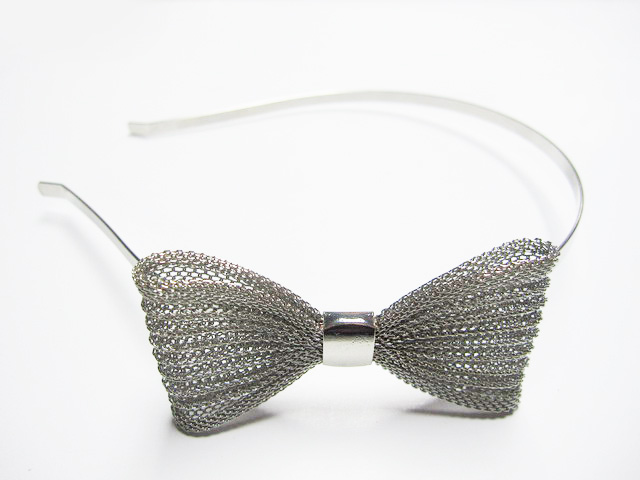 Silver Crystal Wing Clip